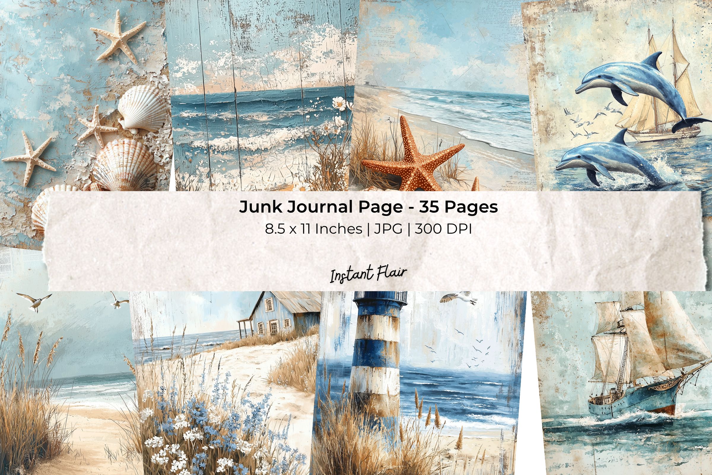 Nautical Coastal Journal Pages