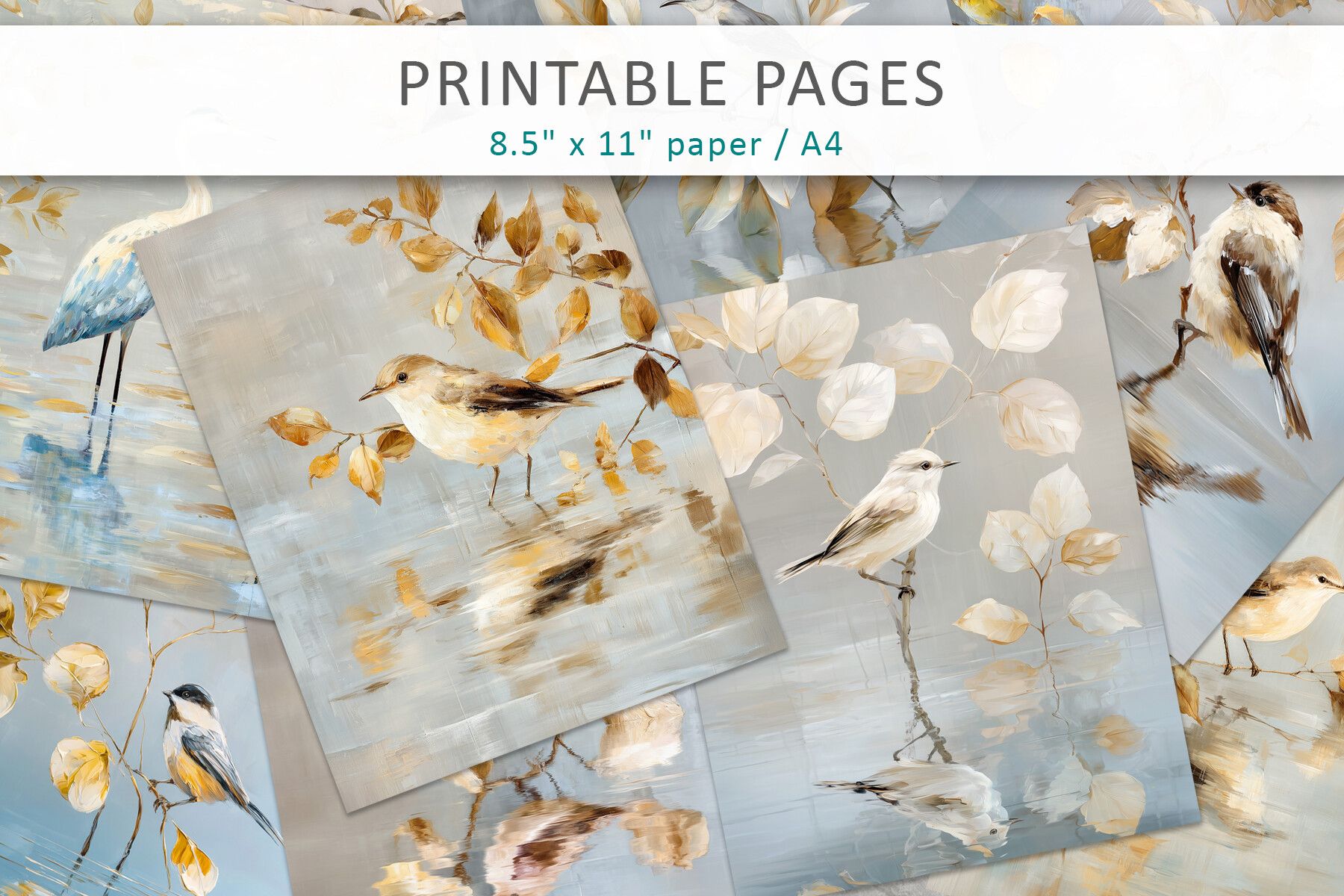 Bird Junk Journal Pages